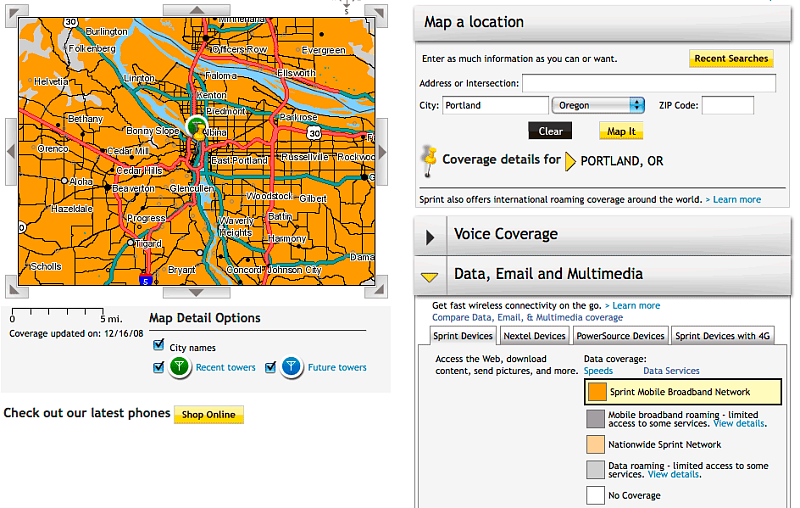 Illustration for article titled Portland 3G Data Test: AT&T, Sprint and Verizon